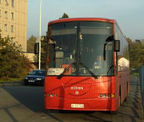 Bus front view