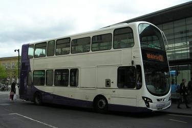 Faresaver double decker bus