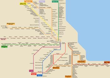 Metra Route Map