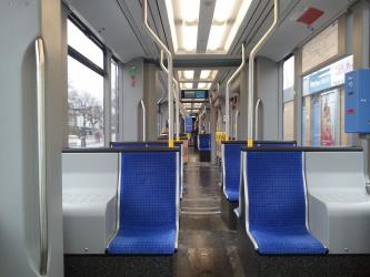 Interior of an S-Class Tram