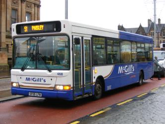 Exterior of McGills Bus Service