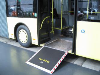 Ramp for mobility impaired access