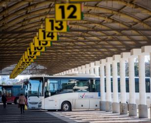 At Zadar bus station
