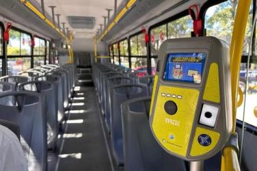 Bus interior