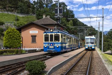 ABDe 6/6 31 of FART (Ferrovie Autolinee Regionali Ticinesi) at Camedo, Switzerland