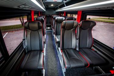 Lux Express minibus seats