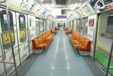 Train interior