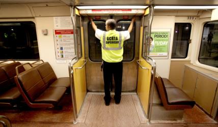 Train interior