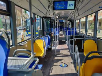 Bus interior