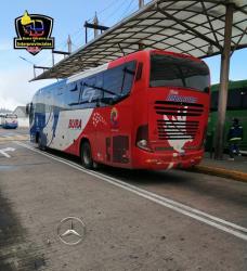 Bus side view