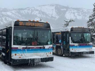 Bus front exterior