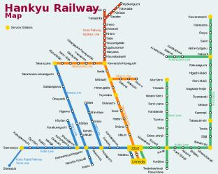 Hankyu map