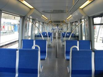 Seating on the U-Bahn C train