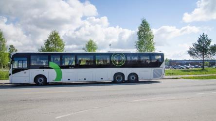 Bus side view