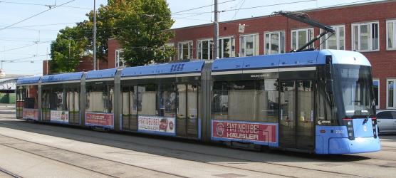 MVV Tram Exterior