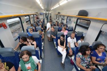 Train to Gyumri interior