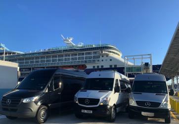 MJS Transportation Shuttle Van Exterior