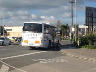 Bus exterior back