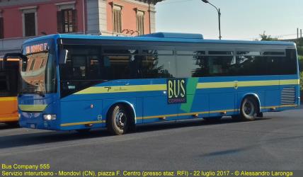 Interurban bus side view