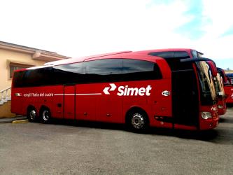 Bus side view