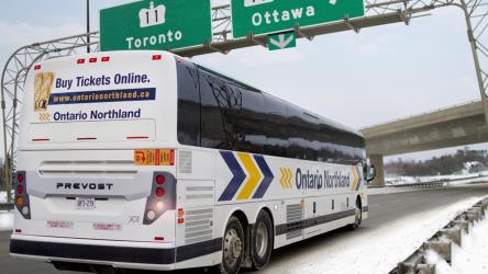Bus exterior rear/side