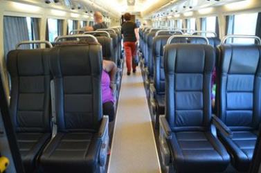 Premium Economy class seats on the Spirit of Queensland