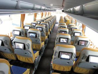 Bus interior