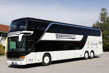 Double decker Setra bus