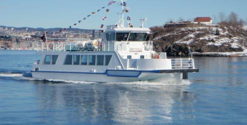 Ferry to the islands of the inner Oslo fjord