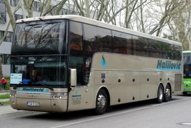 front of the bus