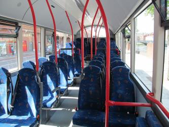 Interior of Bus Eireann