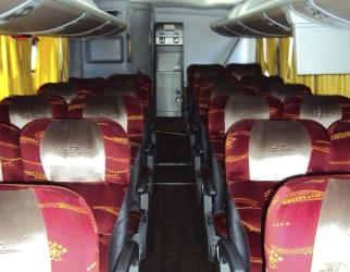 Bus interior