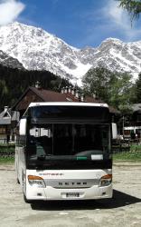 Bus front view