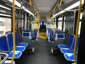 Bus interior