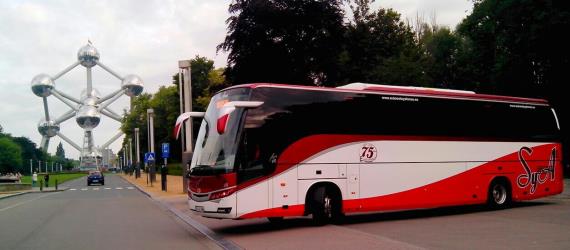 Bus side view