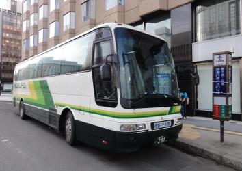 Highway bus exterior