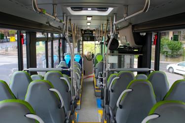 Bus interior