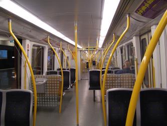 Train interior