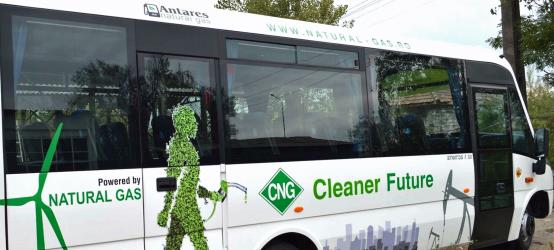 Natural gas bus