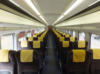 Shinkansen Yamabiko Interior