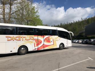 Bus side view