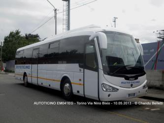Bus side and front view