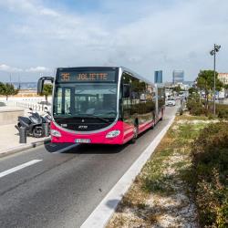 Marseille bus front view