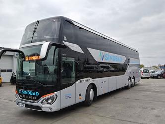 Setra 73 seater double decker bus