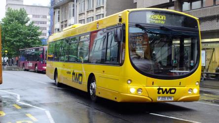 Two route bus