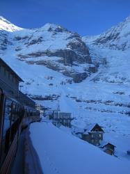Entrance to the Eigergletscher train station