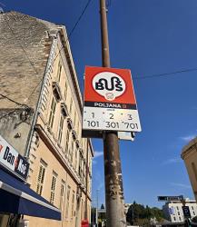 Bus Stop sign