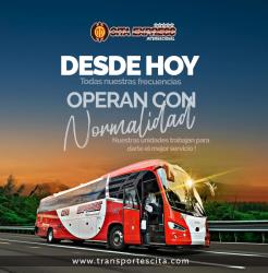 Bus front and side views