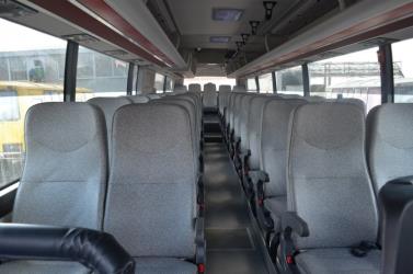 Intercity bus interior