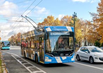 Trolleybus exterior